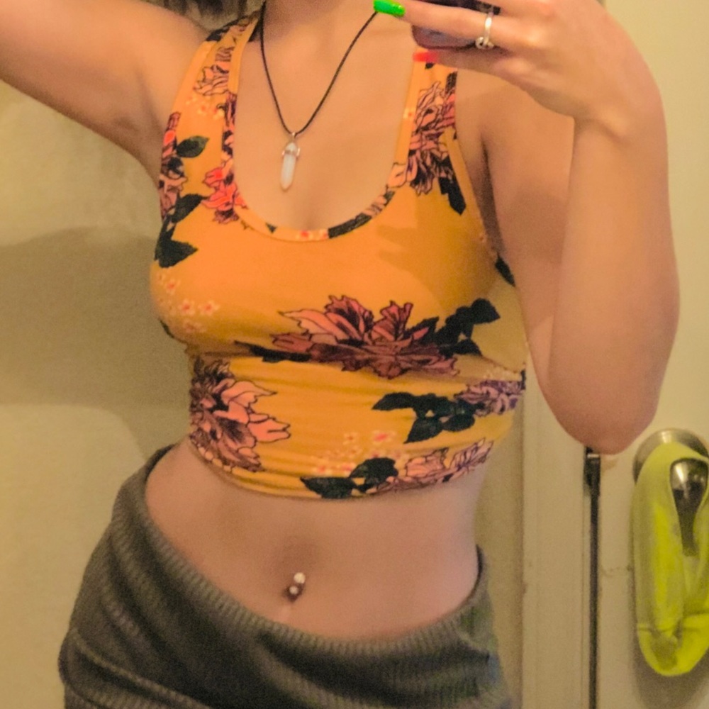 Flower tank top
